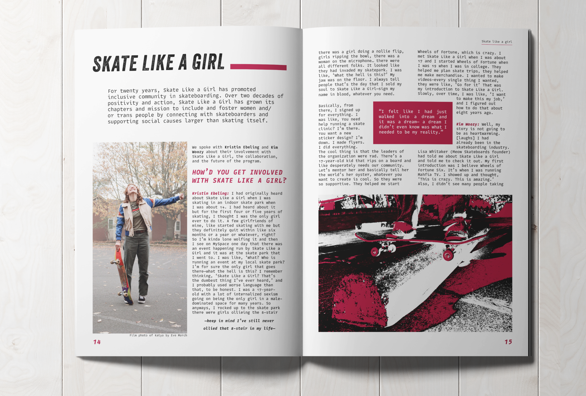 Skate Like a Girl Spread